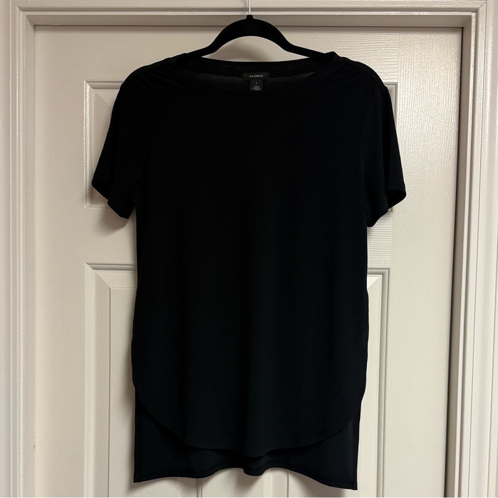 EUC Women’s Halogen Hi-Low Short Sleeve Shirt - Size Small
